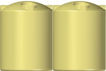 6000 liter Combo Slimline Water Tank